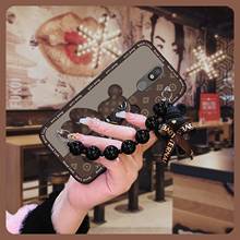 适用LG手机壳潮流创意高档防尘新款情侣男女款个性质感小熊手链