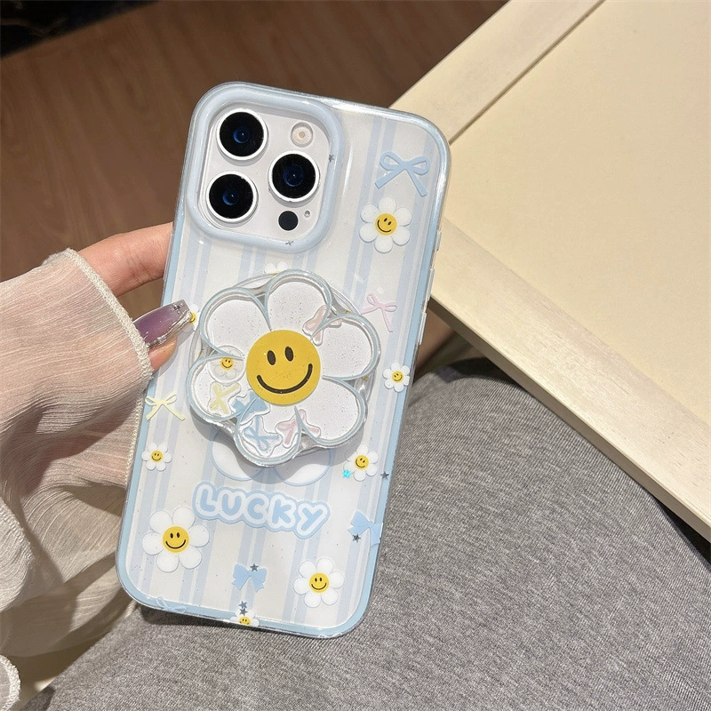 Apple, синий совместимый iPhone 16 солнечный с бантом, чехол, iphone, 16promax