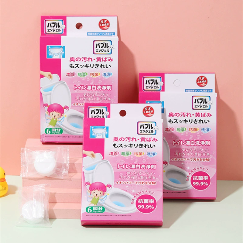Блок для чистки шипучая таблеток для унитаза Дезодорация и чистка запаха Туалетный дух Бытовое отбеливание туалета Артефакт Моющее средство для унитаза
