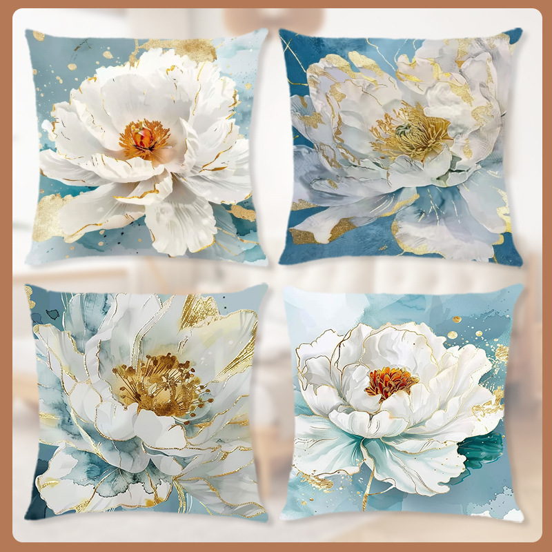 Rest Cushion Retro Warm Floral Linen Pillowcase Pillowcase Home Sofa Decorative Pillowcase Ready Stock Rest Cushion Retro Warm Floral Linen Pillowcase Pillowcase Home Sofa Decorative Pillowcase Ready Stock