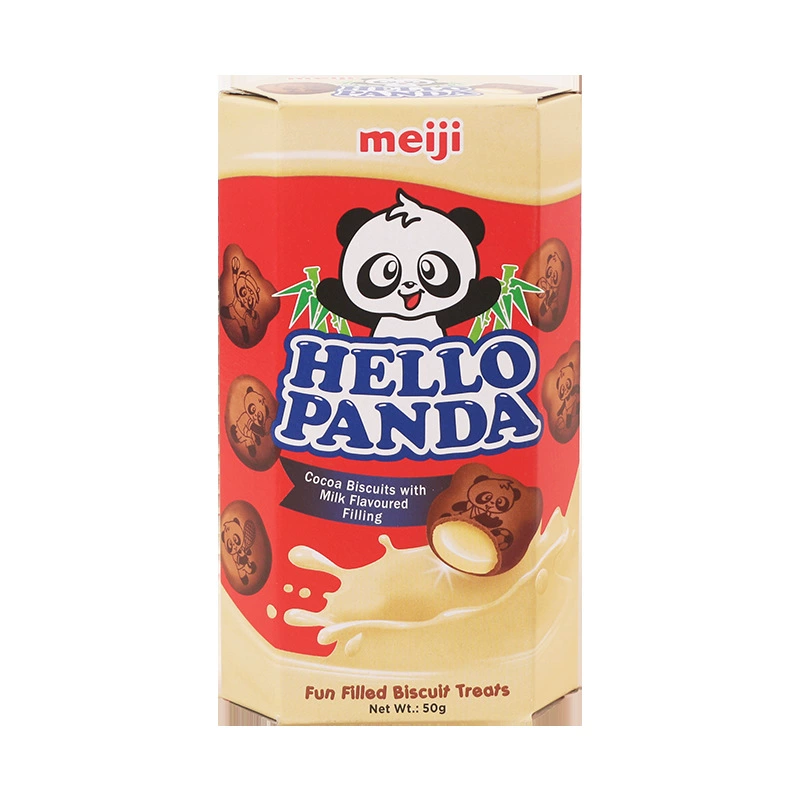 Сингапурский импортный снекас Meiji/Meiji панда рисунок сендвич печенье дети успокаивающее повседневное 50г