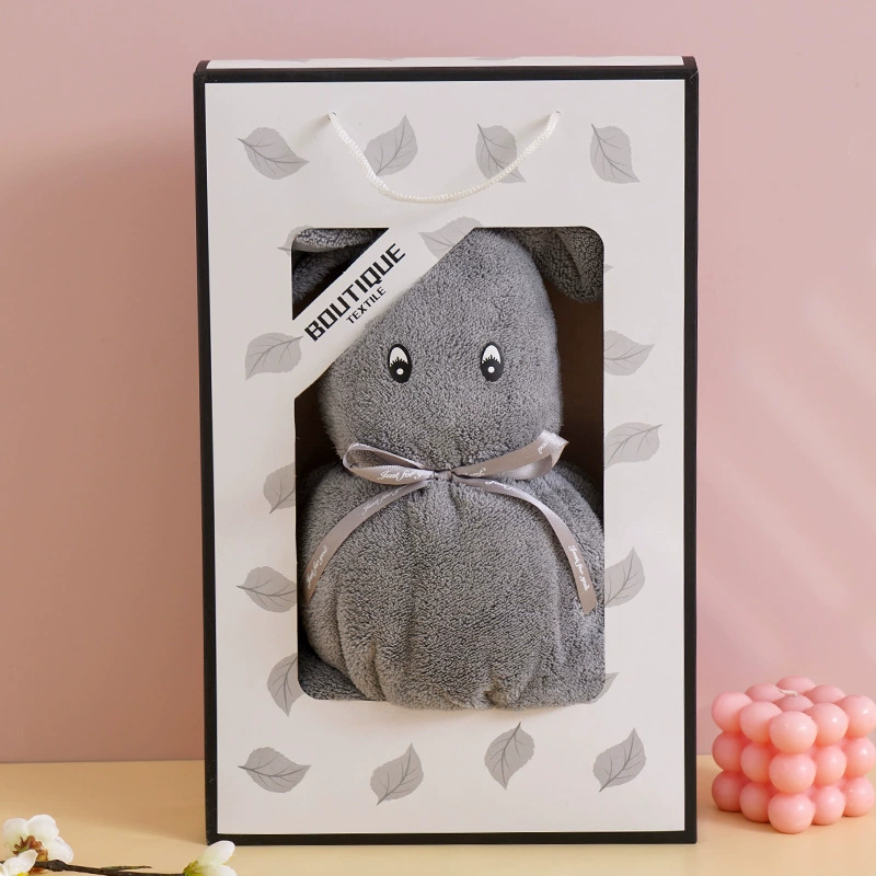 Коралловый банный полотенец, зайчик, кукла, подарок на день рождения, оптом