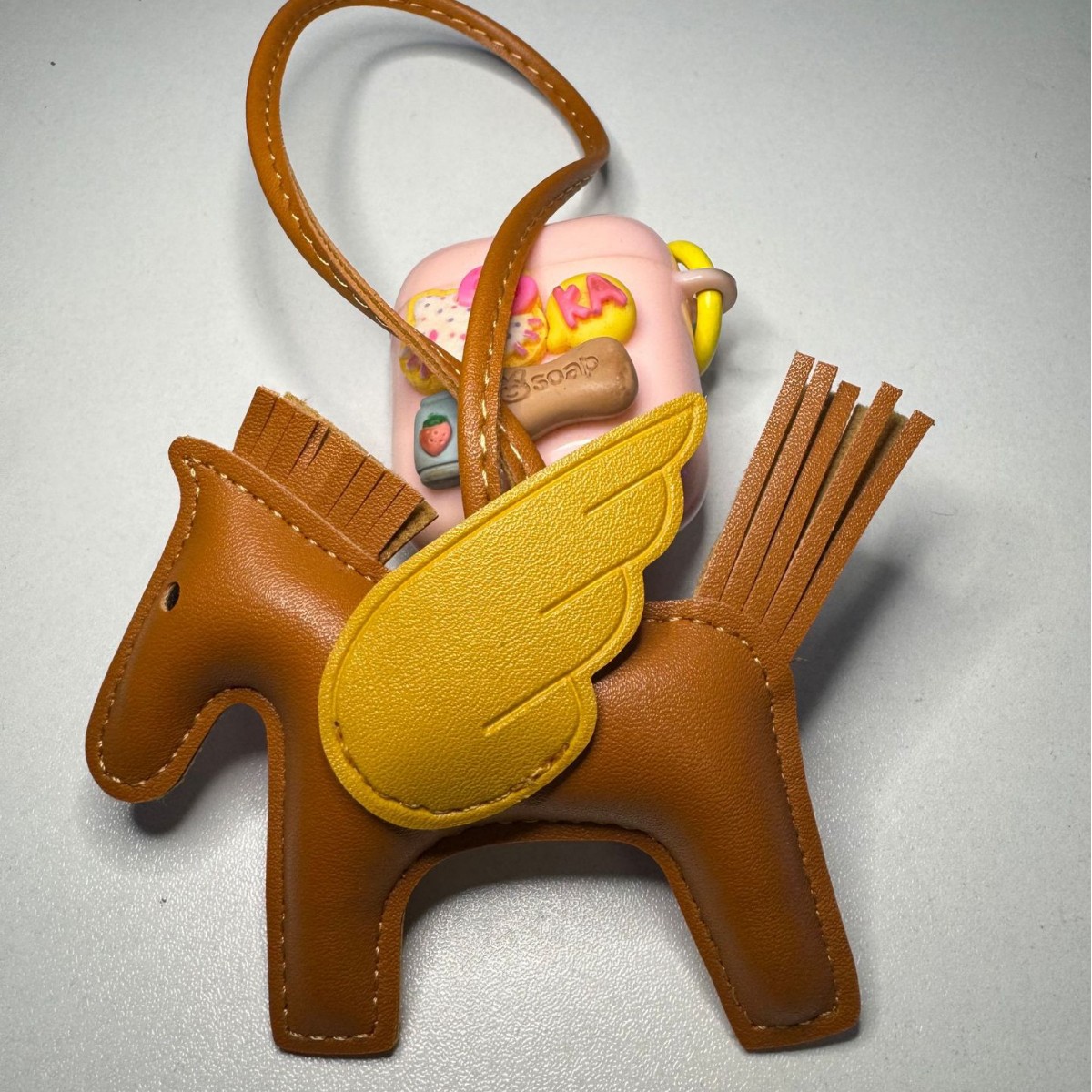 小飛馬h家ストラップpu皮プラチナバッグケリーバッグ掛けキーホルダーペンダントプレゼントかばんアクセサリー