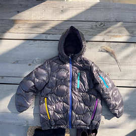 25冬季新款儿童羽绒服5级防水抗撕裂防钻绒轻量羽绒外套90新国标