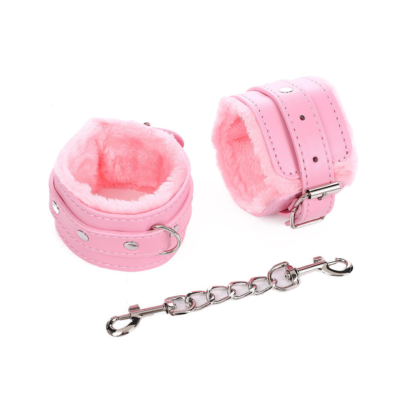 Manufacturer Wholesale Pu Plush Bracelets and Anklets for Couples Role-Playing, Hand and Foot Restraints, Adult Toys Manufacturer Wholesale Pu Plush Bracelets and Anklets for Couples Role-Playing, Hand and Foot Restraints, Adult Toys