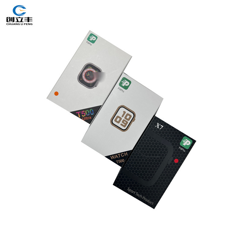 Cross-border T500ultra // T55/X7 smart watch calls play music heart rate temperature monitoring information