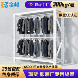 高位挂衣服服装店仓库库房仓储烤漆简易落地式大衣架货架挂衣杆架