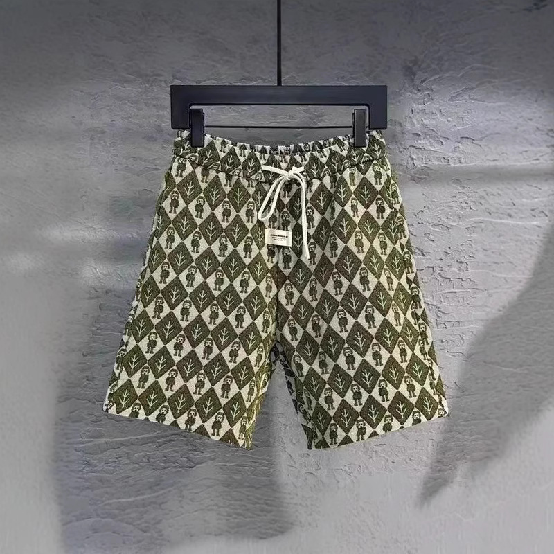 Men's Cooling Quick-Dry Shorts, 5-Inch Ice Silk Beach Shorts With Elastic Waist For Summer_viptrois.com