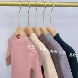 【现货】韩国男童女童毛衣圆领百搭纯色儿童针织打底衫宝宝上衣