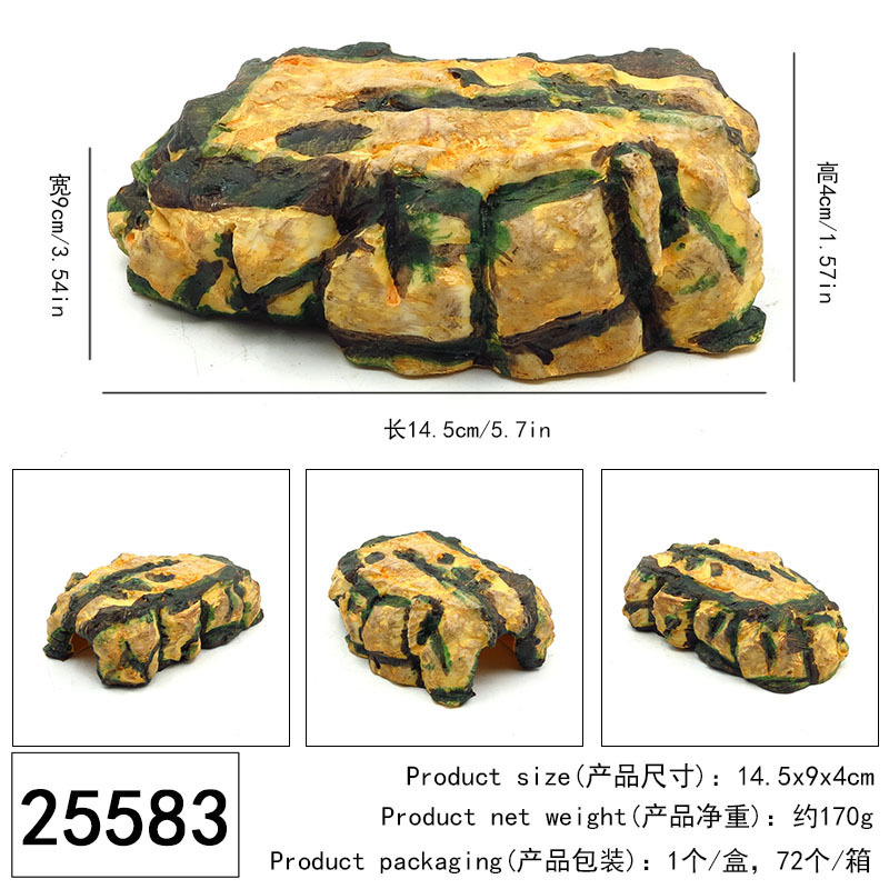 Venta directa de fábrica, simulación de mascotas para trepar, esquivar agujeros, peceras, paisajismo, artesanías de resina