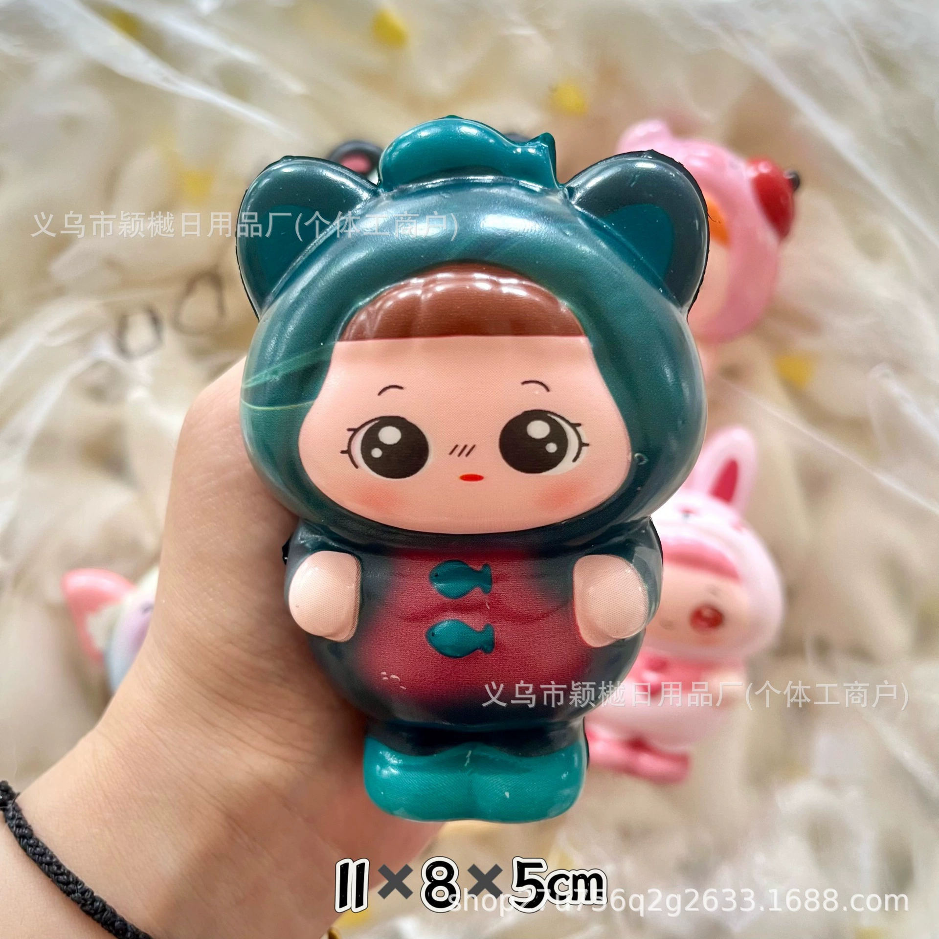 Милая мультяшная слизь, игрушка, кукла, антистресс