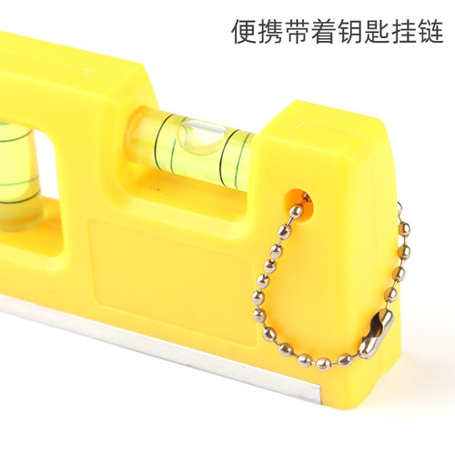 Mini portable magnetic level hanging chain torpedo level with level bubble level measuring balance ruler