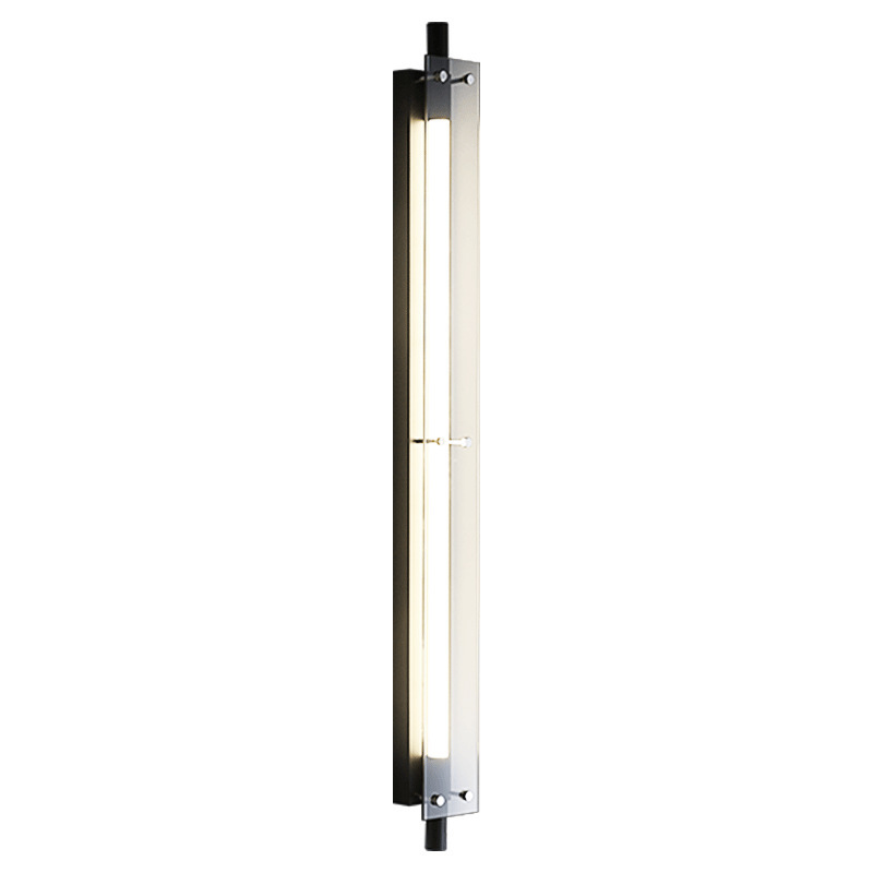 Diseño de corredor de vidrio de vestíbulo diseñador de lámparas de dormitorio de barra nórdico lámpara de pared simple lámpara de vidrio de pasillo