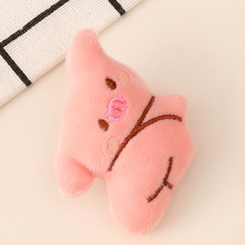 Caricatura peluche fresas oso broche lindo perro Pacha muñeca bolsas de muñecas colgar DIY accesorios de ropa al por mayor