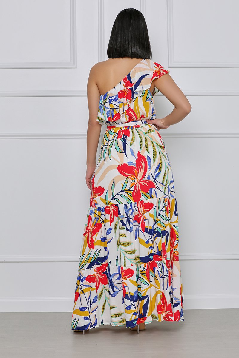 Bohemian long-sleeved floral dress wholesale clothing vendor Nihaostyles NSXHX68123