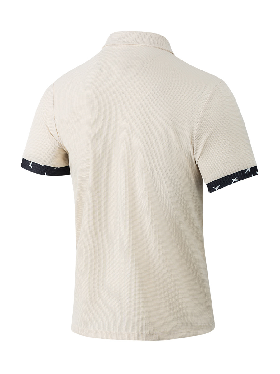Amerikanisches Herren Strickhemd Mit Kragen Und Druckmuster_voghion.com