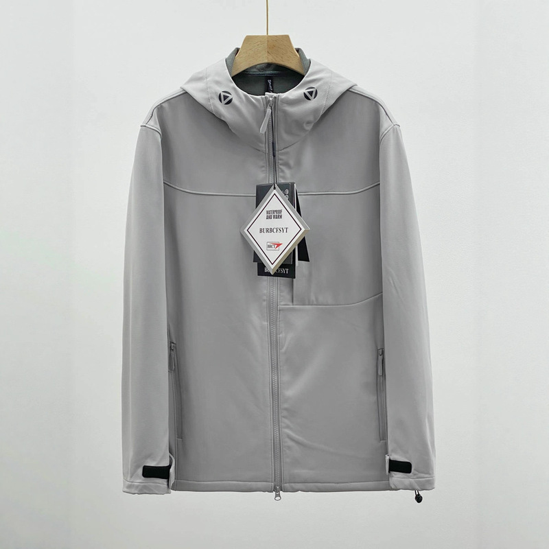 Little Sun's Same Style Unlabeled Replacement Outdoor Training Mountaineering Hiking All-Weather Waterproof Breathable Lightweight Hooded Jacket