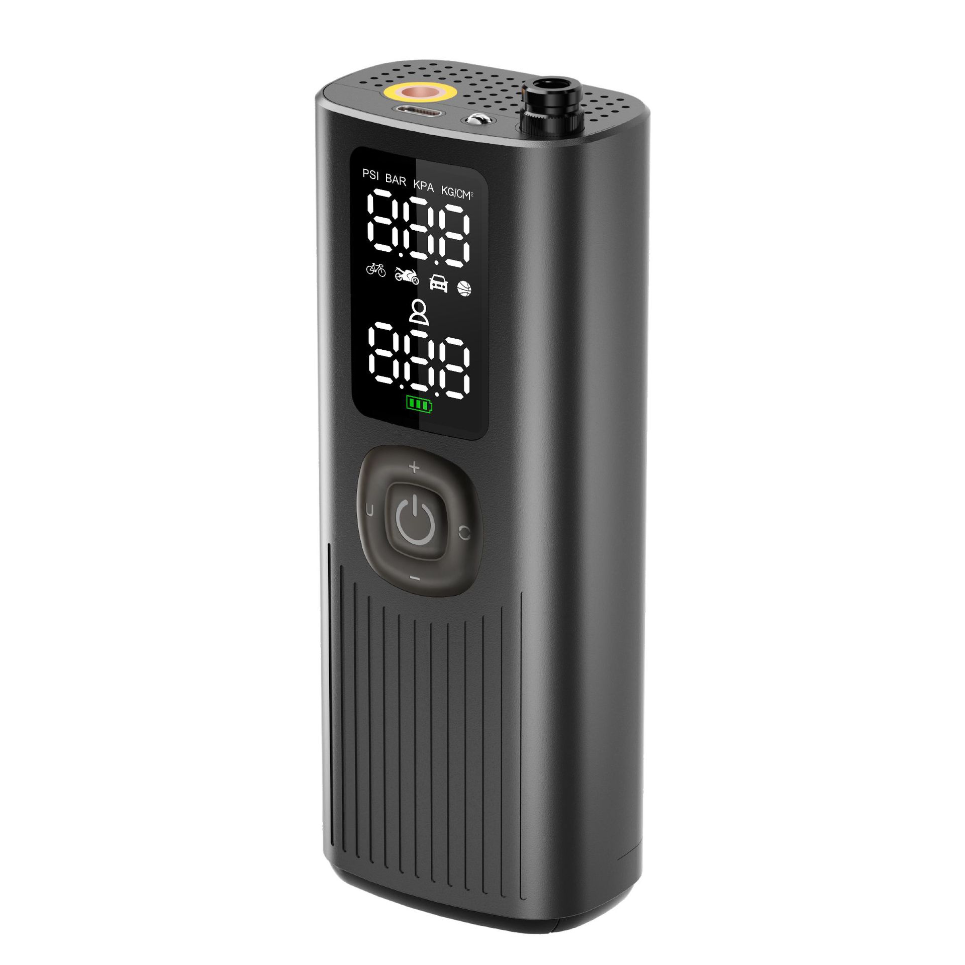 Qìchē Wireless Portable Handheld Car Air Pump Car Digital Display Multi-Function Inflator (Hava nasosu) - yf-158-15-cylinder-one-machine-storage