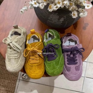 Kandy Cat Spring and Summer New Children's Cute Ugly German Training Shoes Korean Style Non-Lace Casual Shoes for Boys and Girls sneaker