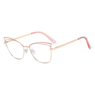 95877 trend new metal anti-blue glasses personality versatile mirror frame female European and American wind flat mirror