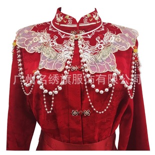 Horse Face Skirt Cloud Shoulder New Versatile Fashion Thin Round Neck Small Outwear Ancient Costume Round Neck Retro Super Fairy Waistcoat Cloak