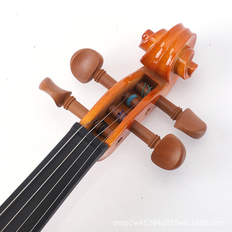 New Violin Carved Solid Wood Handmade Antique 4/4 Maple Spruce Wood Musical Instrument Set Supports Logo Printing