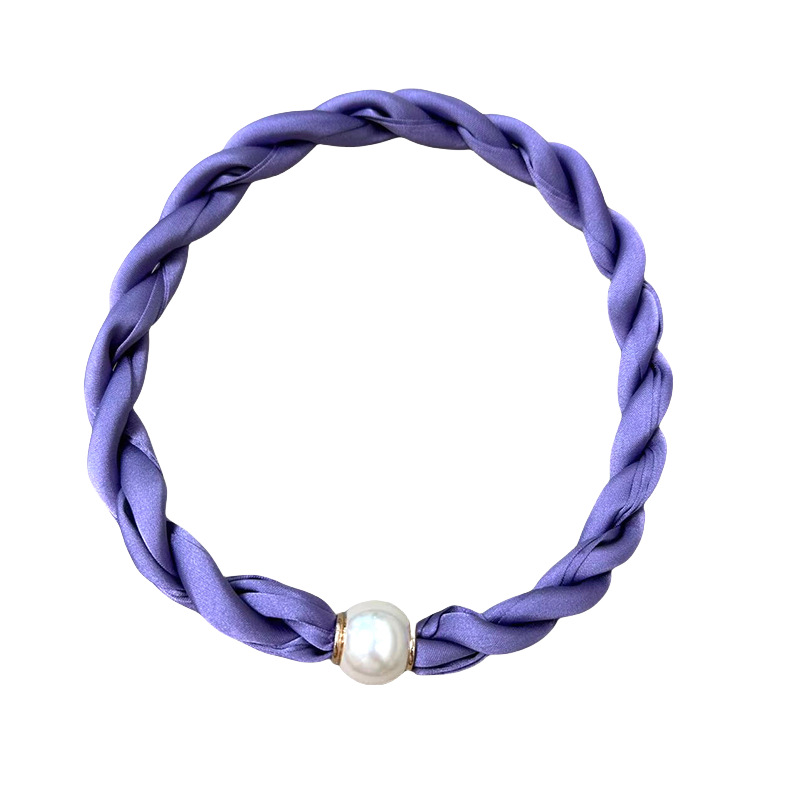 Collar de perlas de hebilla de atracción primavera y otoño verano decoración de cuello pequeña bufandas de mujer camisa de pañuelo de seda girada al por mayor