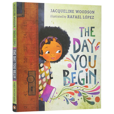 The day of the beginning english original edition Picture book The Day You Begin children English initiation picture