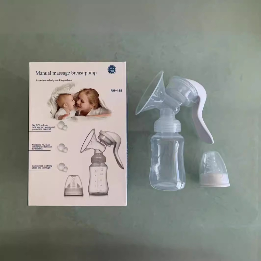 Bomba de mama manual de succión grandes suministros de maternidad máquina de ordeño extractor de leche