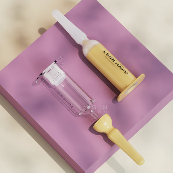 Factory PS Press 4ml Essence Bottled Hyaluronic Acid Repair Solution Sub-throwing Bottle Cosmetic Packaging Bottle