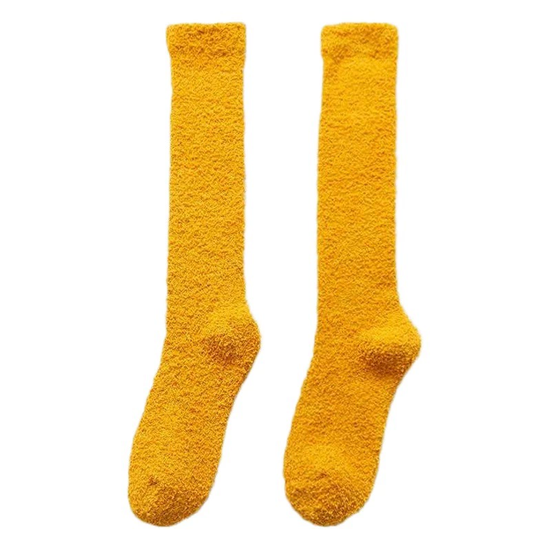 Коралловые бархатные носки дамы s зимние бархатные толстые и милые японские студенты пол носки для ног мужчины