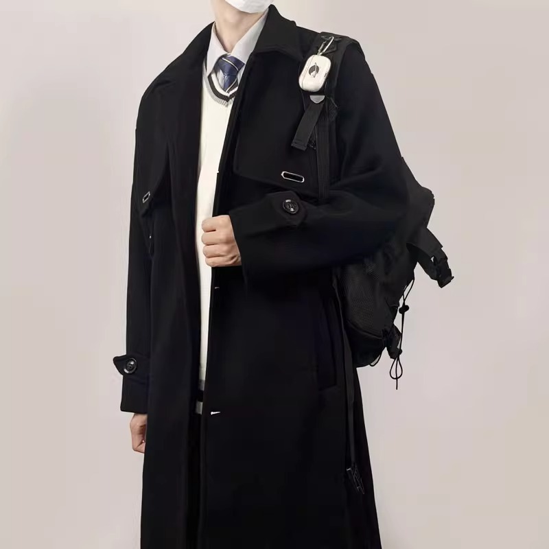 Y26 블랙 울 코트