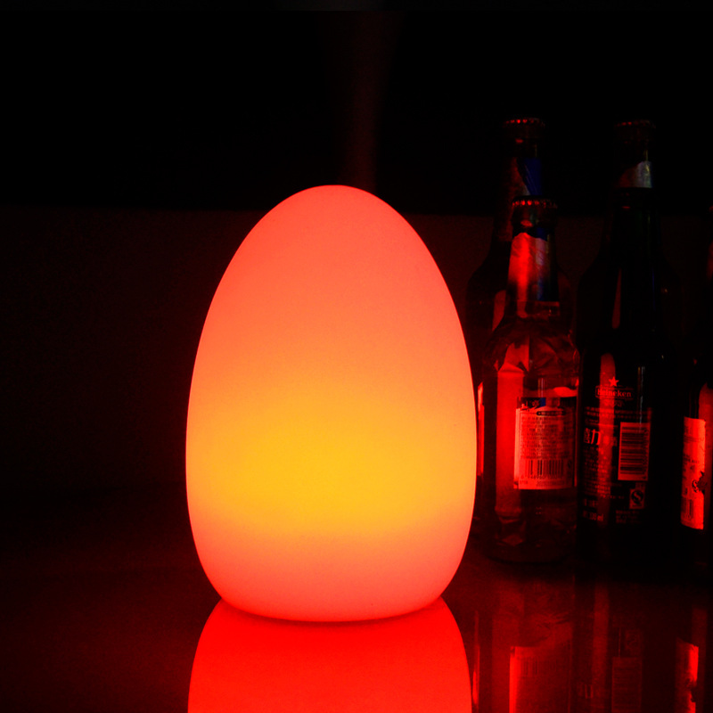 Lámpara de escritorio en forma de huevo de venta transfronteriza LED atmósfera de atenuación remota simple bar café lámpara de escritorio carga USB