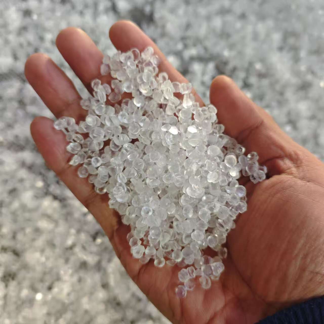 高透明PVC颗粒 热稳定改良透明PVC改性料 稳定性好透明度好