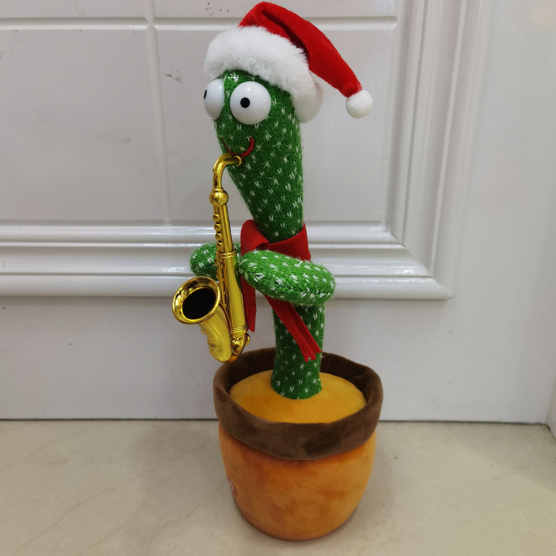 Cactus de baile transfronterizo encantador, flores de charla, ruido de ruido, juguetes de peluche eléctricos para aprender a hablar, cantar y bailar.