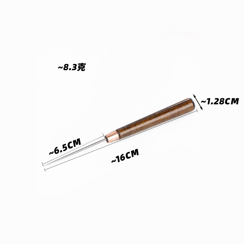 ダブルホイストコーン、手作り木製ハンドルシューポン、ストレートヘッド、エルボ、靴修理、ソールレザーポジショニングパンチコーンツール|undefined