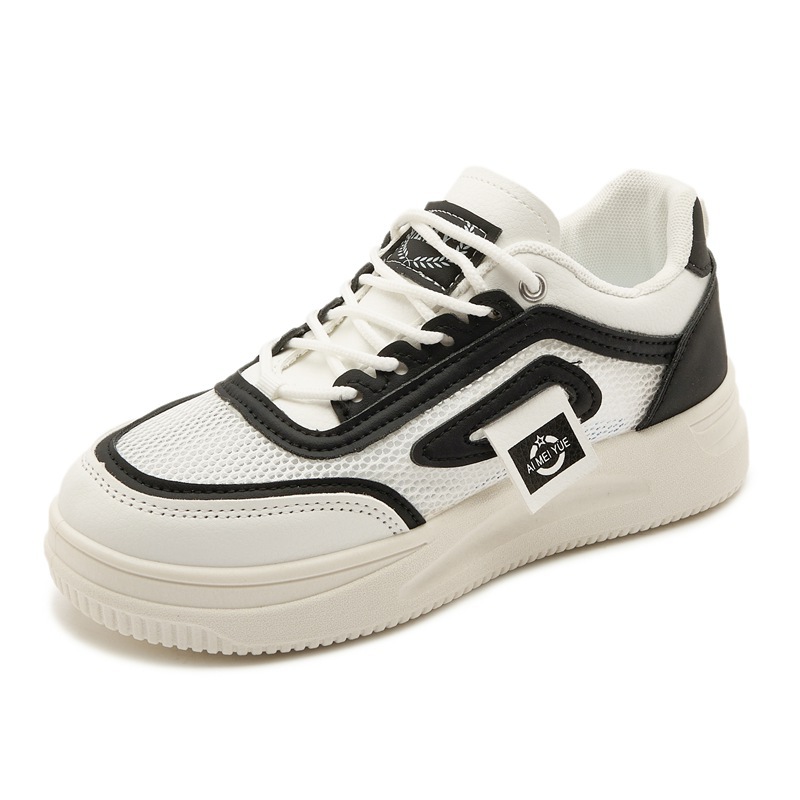 Zapatos de malla 2026 primavera y verano zapatos de mujer zapatos de suela suave no cansados zapatos deportivos de mujer zapatos blancos de mujer zapatos de suela gruesa