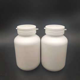 现货供应PE150ml-200ml白色撕拉瓶保健品压片糖果软胶囊粉末瓶