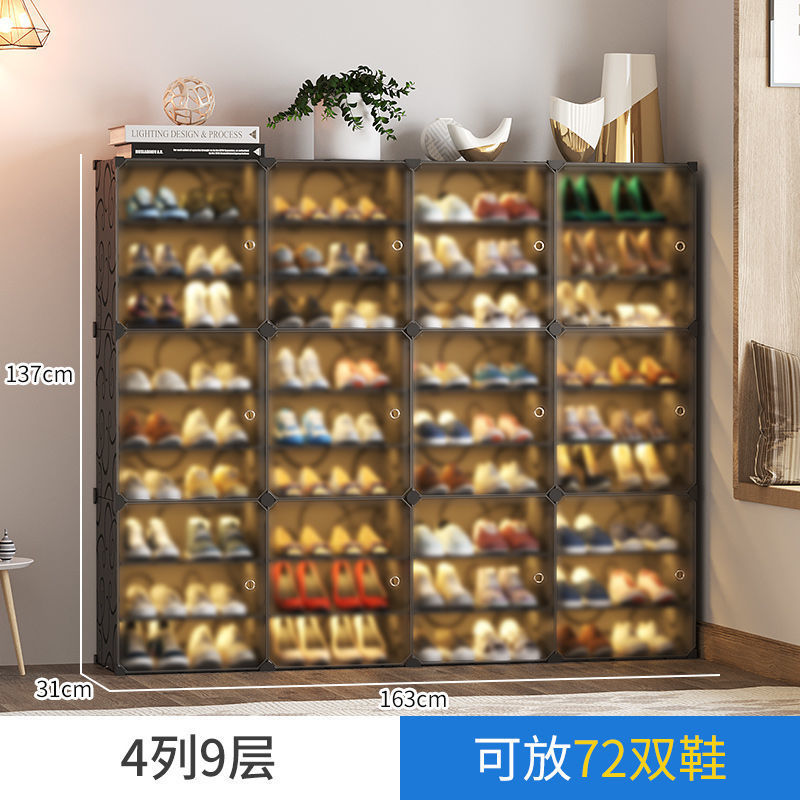 Zapatero entrada a la puerta contra la pared armario de almacenamiento de zapatos armario de zapatos para el hogar resistente y duradero estante de liquidación especial multicapa