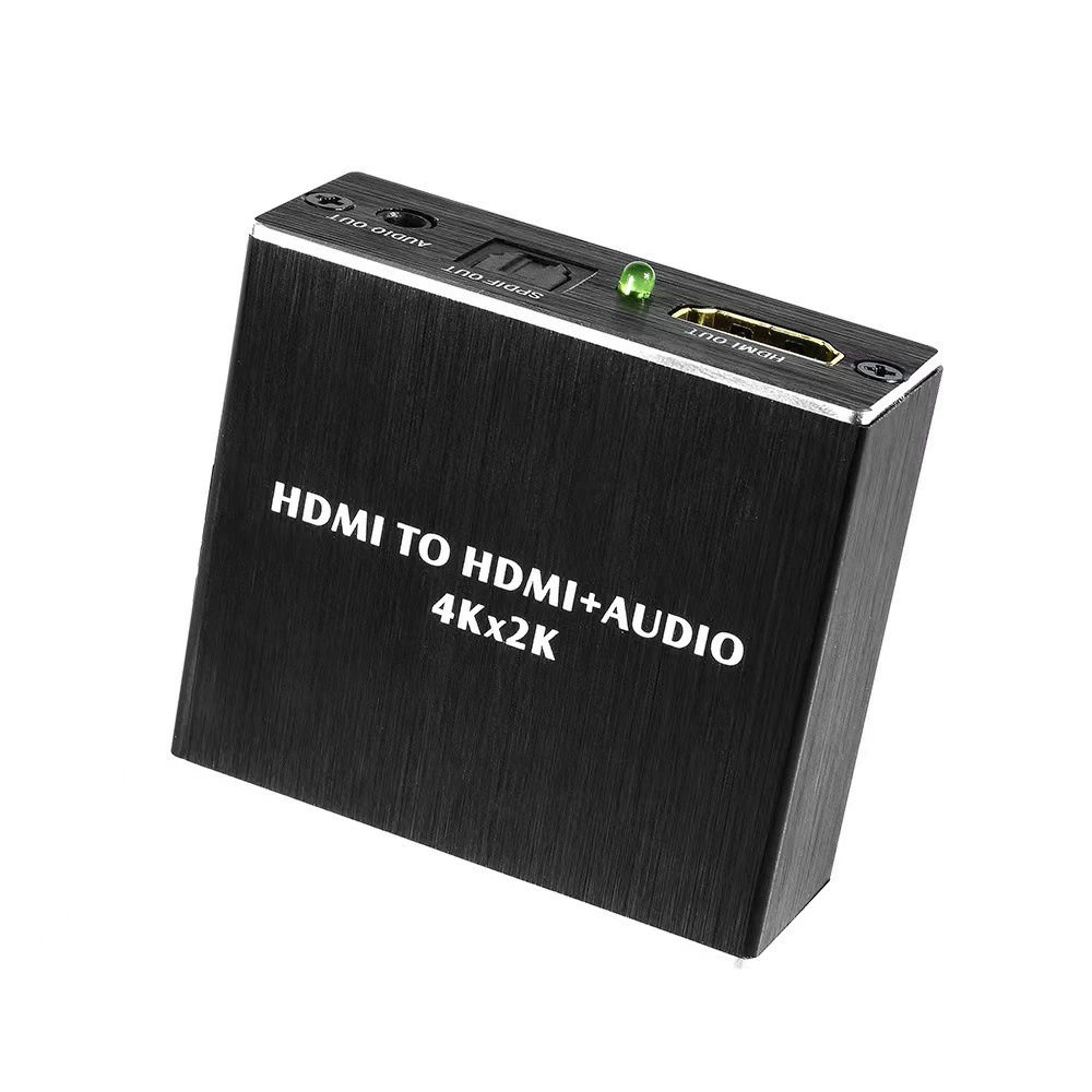 4KHDMI аудио стерео извлечение разделитель декодер HDMI to HDMI оптоволокон SDPIF3.5