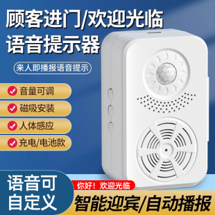 Welcome to the Sensor Door Voice Alarm Announcer Supermarket Door Reminder Welcome Doorbell Ding Dong