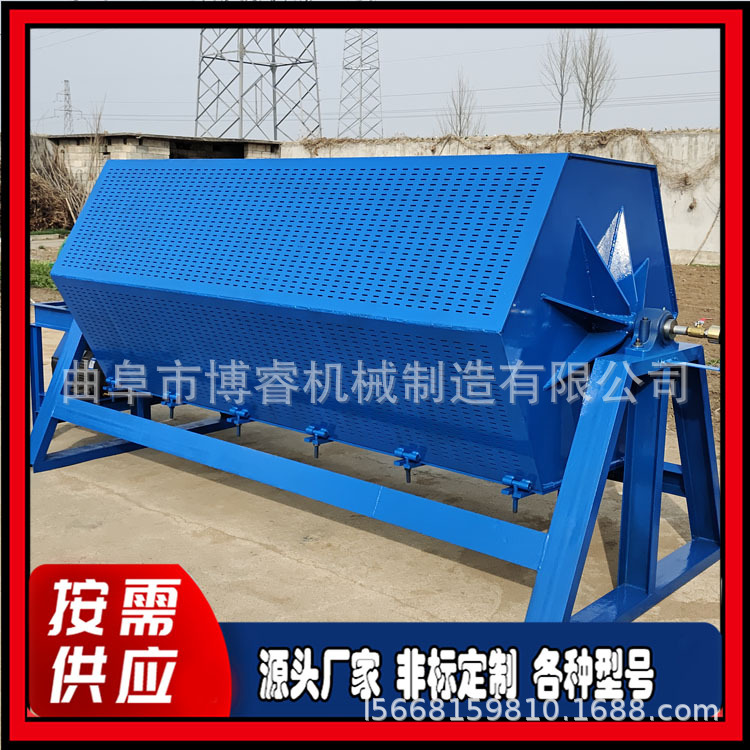 大型火烧铁去杂质滚筒抛光机汽车配件去毛刺研磨机 五金件打磨机