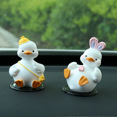 Car ornaments | Decoration Ornaments for Women - good-duck-lying-down-duck-comes-with-anti-slip-mat