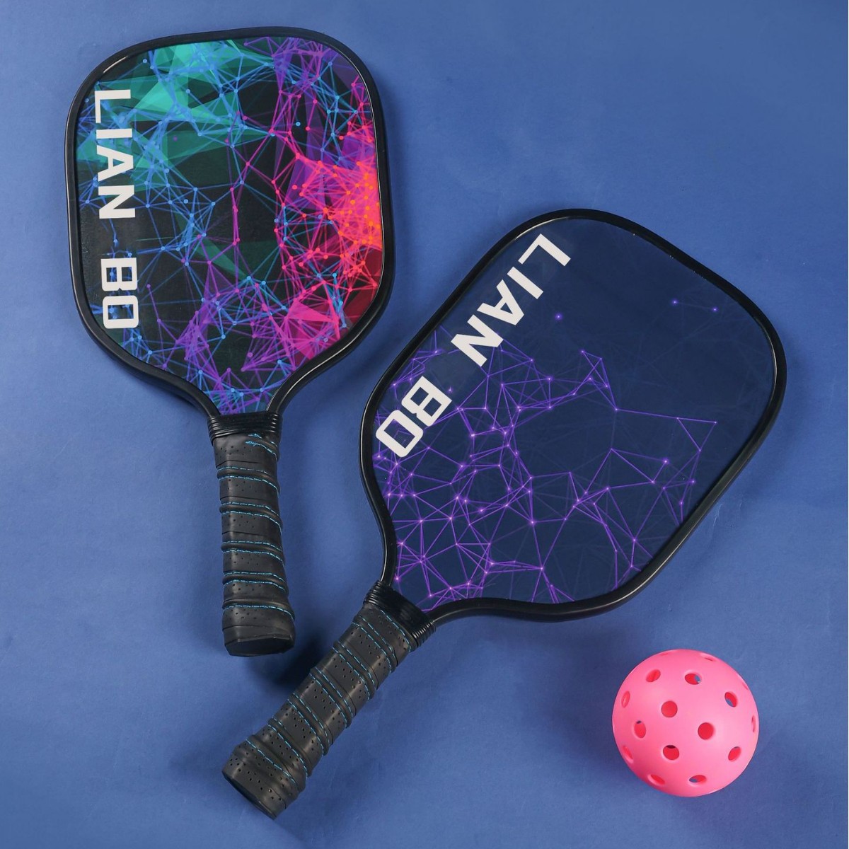 In-Stock Cross-Border Amazon High-Quality Poplar Wood Manufacturer Direct Sales Pickleball Racket Outdoor Sports Pickleball