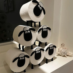 クロスボーダーFunny Toilet Roll Holderかわいい羊形アルパカ豚衛生ロール紙ホルダー