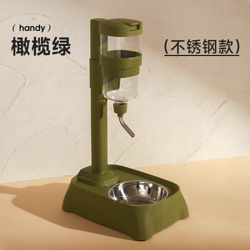 Bebedor de agua para perros no húmedos, alimentador automático para mascotas, cuenco de alimentación colgante, kettle de bolas para gatos