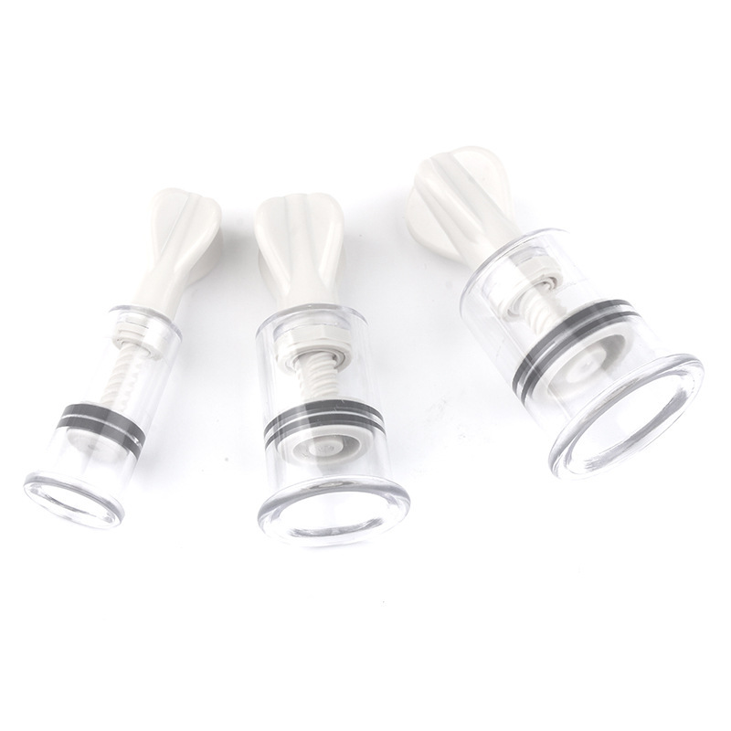 Nipple Suction Stimulator, ABS Breast Pump Toy, White, Large Size — detail image 2