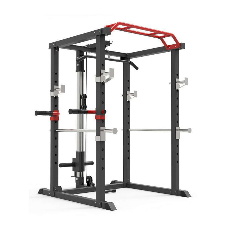 Máquina Smith comercial para sentadillas, rack de entrenamiento integral para gimnasio, equipo de fitness multifuncional