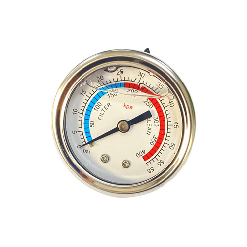 Swimming pool pressure gauge sand tank head stainless steel pressure gauge vacuum negative pressure gauge water treatment pressure gauge precision oil pressure gauge