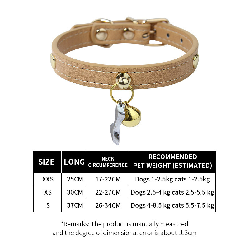 ホット販売犬首輪猫外出首輪 PU レザーマルチカラー愛の骨ベルチャームペット首輪|undefined